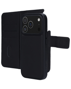 Mobiparts Leather 2 in 1 Wallet Case Apple iPhone 17 Pro - Zwart