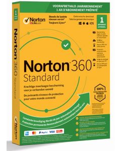 Norton 360 Standaard - 1 Gebruiker / 1 Toestel - Attache