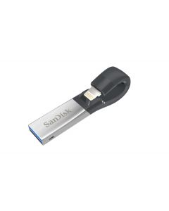 Sandisk iXpand 128GB 128GB USB 3.0 (3.1 Gen 1) Type-A Zwart, Zilver USB flash drive