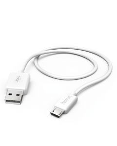 Hama 00173628 1.4m USB A Micro-USB B Wit USB-kabel