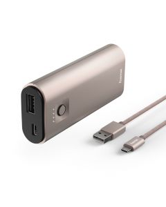 Hama Powerbank Metallic 5000 mAh Rozegoud