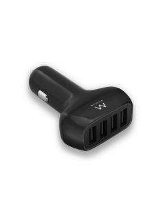 Ewent USB Car Charger four port 9.6A