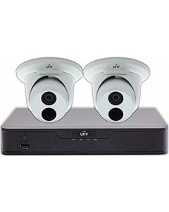 Logon LVK010 2x Dome Security Camera + 4 Kanaals NVR