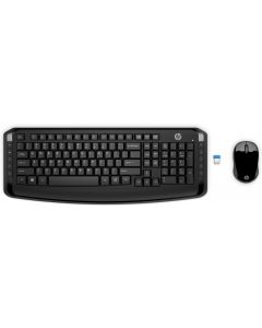 HP WL Keyboard and Mouse 300 Belgium - English localization AZERTY BE