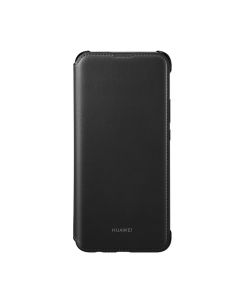 Huawei PU Flip Cover Black voor de P smart Z - Zwart