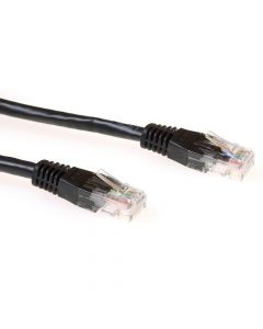 ACT IB8901 UTP CAT6 Netwerkkabel 1m - Zwart