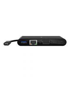 Belkin USB-C Multimedia Adapter - Zwart