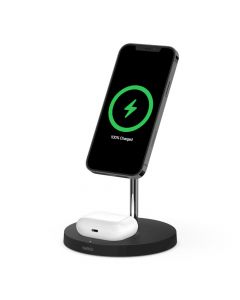Belkin MagSafe 2-in-1 Wireless Charger - Zwart