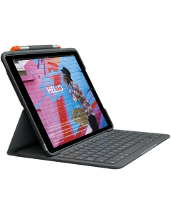 Logitech Slim Folio voor iPad 7e 8e 9e gen Azerty - Zwart