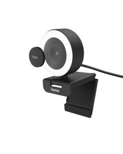Hama QHD Webcam C-800 Pro met Ringlamp