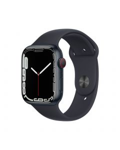 Apple Watch Series 7 45mm Cellular - Aluminium Midnight - Sportband Midnight