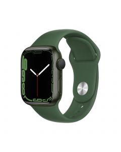 Apple Watch Series 7 41mm - Aluminium Groen - Sportband Groen