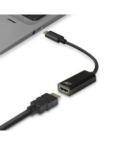 ACT AC7305 USB-C naar HDMI 0,15m
