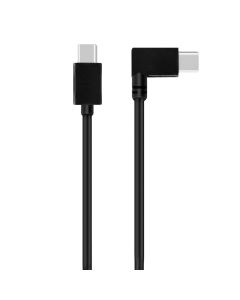 BeHello USB-C to USB-C 1m 90 Graden - Zwart