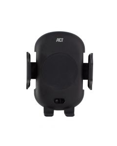 ACT AC9010 Automatische Smartphone Houder met Draadloos Laden - Zwart