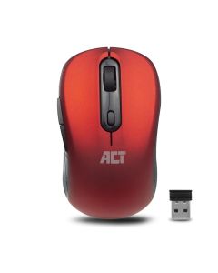 ACT AC5135 Draadloze Muis - Rood