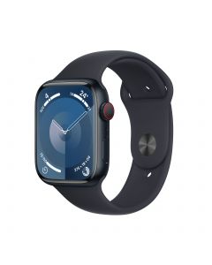 Apple Watch Series 9 45mm Cellular - Aluminium Middernacht M/L
