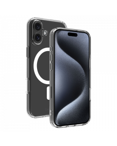 Behello Apple iPhone 16 Case Magnetic Ring - Transparant