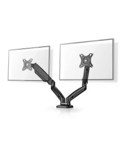 Nedis MMDOSGS110BK Monitorbeugel voor 2 Monitoren