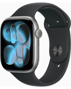 Apple Watch Series 11 46mm LTE Space Grey - Black Sport Band - M/L