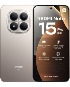 Xiaomi Redmi Note 15 Pro 5G 256GB - Titanium