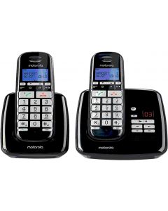Motorola S3012 Duo Dect Telefoons - Zwart