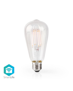 SmartLife WIFILF10WTST64 LED Filamentlamp E27 - Warm Wit