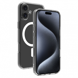 Behello Apple iPhone 16 Case Magnetic Ring - Transparant